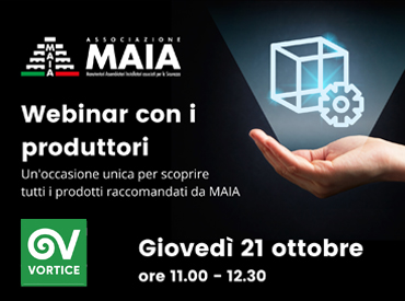 WEBINAR TECNICO - MAIA  21 ottobre