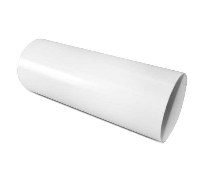 PVC Rigido Rotondo Tubo 67,8mm ID 75mm OD 0,65m Chiaro Grigio Alto Impatto